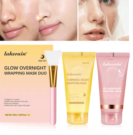 Korean Peel-Off Mask - Collagen and Turmeric - Lift & Renew Overnight!